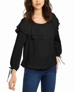 Michael Kors Ruffled Off-The-Shoulder Top, Regular & Petite Sizes