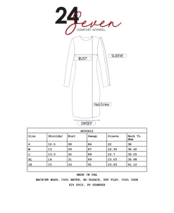 24Seven Comfort Apparel Women's Classic Long Sleeve Flared Mini Dress 8 24Seven Comfort Apparel Women's Classic Long Sleeve Flared Mini Dress -Anne Klein Sales Store 18258741 fpx