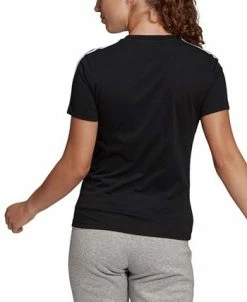 Alternative view of ADIDAS Women's Essentials Cotton 3 Stripe T-Shirt
