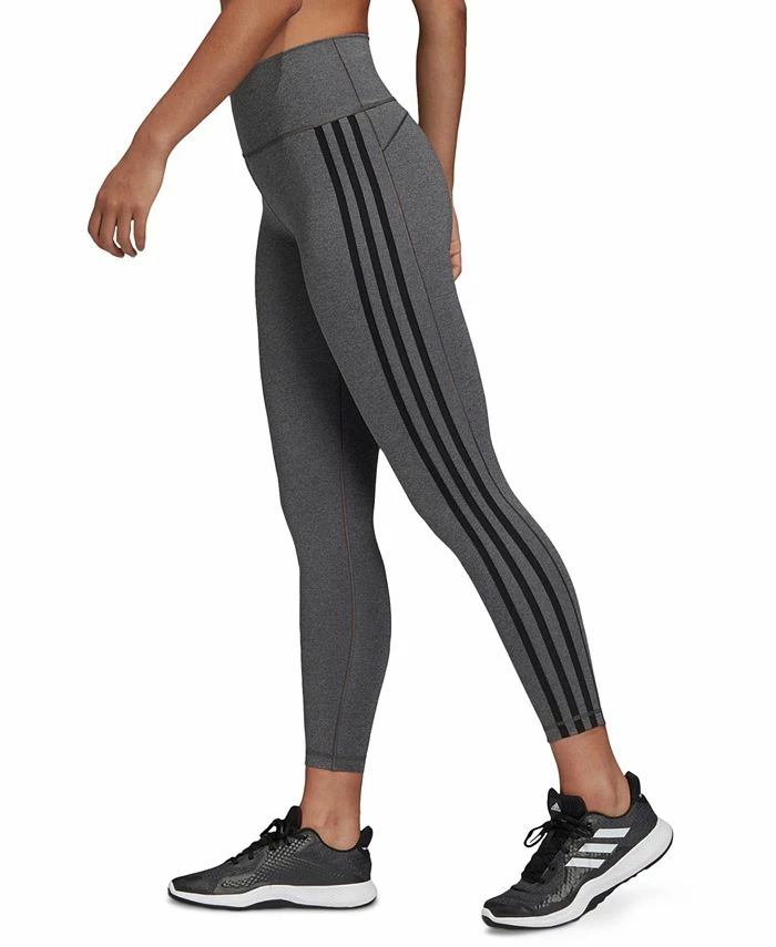 ADIDAS Women's 3-Stripe Workout 7/8 Length Leggings 1 ADIDAS Women's 3-Stripe Workout 7/8 Length Leggings