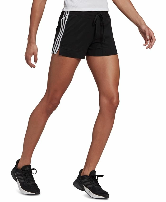 ADIDAS Women's Pacer 3-Stripes Knit Shorts 1 ADIDAS Women's Pacer 3-Stripes Knit Shorts