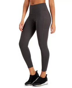 ID Ideology Women's Compression High-Waist Side-Pocket 7/8 Length Leggings, XS-4X, Created For Macy's -Anne Klein Sales Store 19069079 fpx 2
