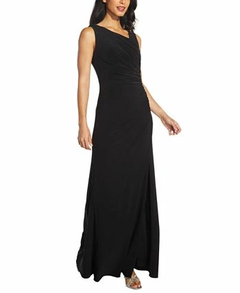 Adrianna Papell Embellished-Back Asymmetrical Gown 5 Adrianna Papell Embellished-Back Asymmetrical Gown - Image 5