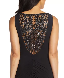 Adrianna Papell Embellished-Back Asymmetrical Gown 14 Adrianna Papell Embellished-Back Asymmetrical Gown -Anne Klein Sales Store 19271932 fpx
