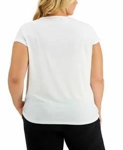 Alternative view of Kasper Plus Size Cap-Sleeve Cowlneck Top