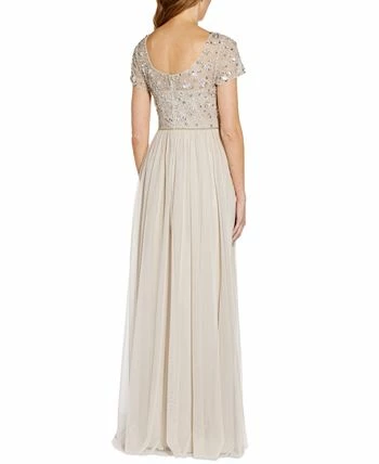 Adrianna Papell Beaded Chiffon Gown 2 Adrianna Papell Beaded Chiffon Gown - Image 2