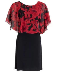 Alternative view of Connected Ape-Overlay Sheath Dress