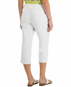 Charter Club Women's Linen Cropped Pants, Created For Macy's 6 Charter Club Women's Linen Cropped Pants, Created For Macy's -Anne Klein Sales Store 19859623 fpx