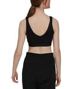 Alternative view of ADIDAS Women's Essentials 3-Stripes Crop Top