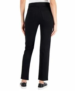 Karen Scott Women's Pull-On Black Denim Pants, Created For Macy's 6 Karen Scott Women's Pull-On Black Denim Pants, Created For Macy's -Anne Klein Sales Store 20382029 fpx