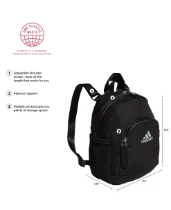 ADIDAS Linear 3 Mini Backpack -Anne Klein Sales Store 20521055 fpx