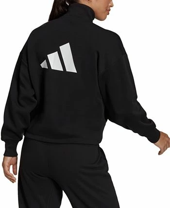 ADIDAS Women's Future Icons Quarter-Zip Sweatshirt 2 ADIDAS Women's Future Icons Quarter-Zip Sweatshirt - Image 2