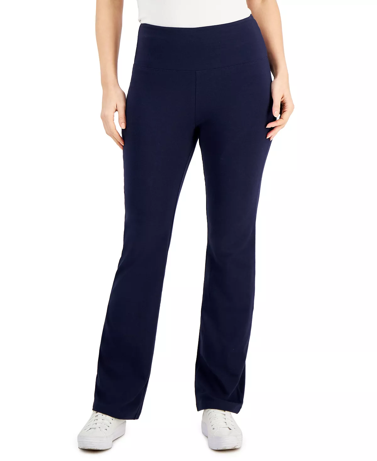 Style & Co Women's High Rise Bootcut Leggings, Created For Macy's 2 Style & Co Women's High Rise Bootcut Leggings, Created For Macy's - Image 2