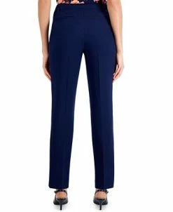 Alternative view of Kasper Slim Straight-Leg Pants