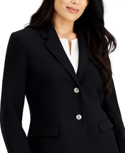 Kasper Two-Button Blazer, Regular And Petite Sizes 6 Kasper Two-Button Blazer, Regular And Petite Sizes -Anne Klein Sales Store 20596599 fpx
