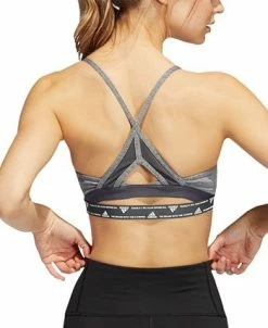 Alternative view of ADIDAS Women's Aeroreact 3-Stripes Low-Impact Sports Bra