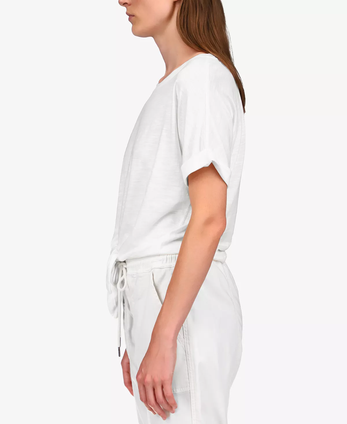 Sanctuary All Day Tie-Hem Cuffed T-Shirt 5 Sanctuary All Day Tie-Hem Cuffed T-Shirt - Image 5