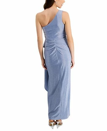 Adrianna Papell One-Shoulder Metallic Gown 2 Adrianna Papell One-Shoulder Metallic Gown - Image 2
