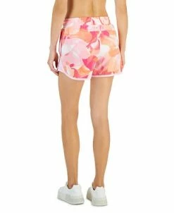 Alternative view of ID Ideology Women's Petal Tip Running Shorts, Created For Macy's