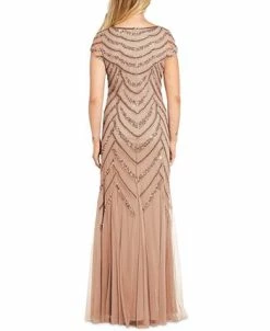 Alternative view of Adrianna Papell Embellished Godet-Inset Gown