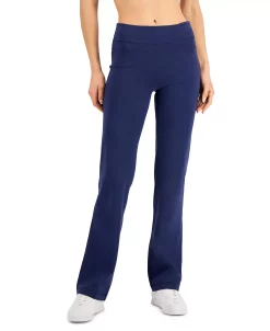 ID Ideology Women's Essentials Flared Pants, Created For Macy's 7 ID Ideology Women's Essentials Flared Pants, Created For Macy's -Anne Klein Sales Store 21336894 fpx