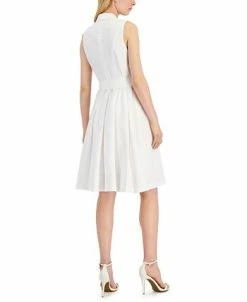 Alternative view of Anne Klein Women's Notch Collar Fit & Flare Dress