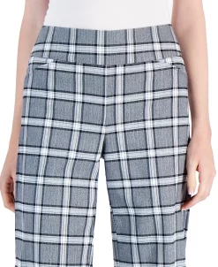 Charter Club Women's Plaid Pull-On Pants, Created For Macy's 8 Charter Club Women's Plaid Pull-On Pants, Created For Macy's -Anne Klein Sales Store 21597335 fpx