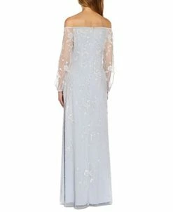 Alternative view of Adrianna Papell Women's Off-The-Shoulder Embellished Gown