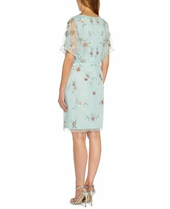 Adrianna Papell Women's Embellished Blouson Batwing-Sleeve Dress 2 Adrianna Papell Women's Embellished Blouson Batwing-Sleeve Dress - Image 2