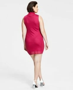 Alternative view of Bar III Women's Cutout Mini Dress, Created For Macy's