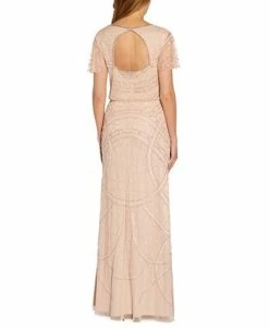 Alternative view of Adrianna Papell Blouson Beaded Gown