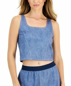 ID Ideology Women's Dream Fit Cropped Tank Top, Created For Macy's
