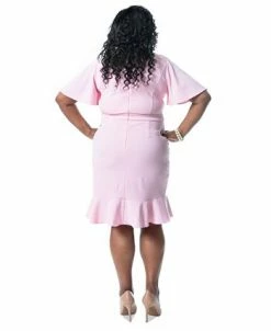 Alternative view of Kasper Women's Flutter-Sleeve Sheath Dress