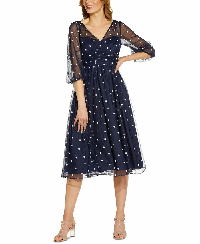 Adrianna Papell Fit & Flare Midi Dress 1 Adrianna Papell Fit & Flare Midi Dress