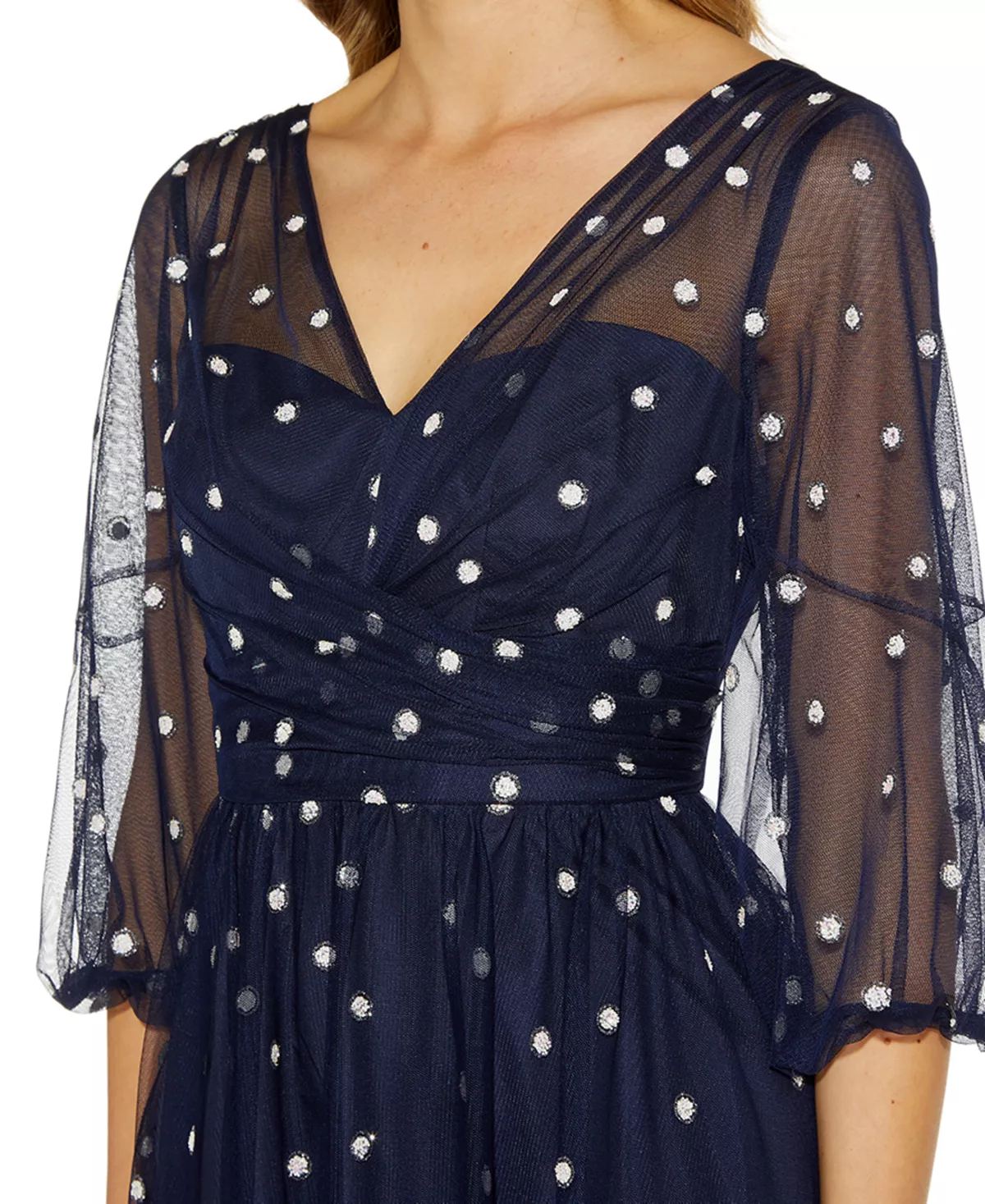 Adrianna Papell Fit & Flare Midi Dress 3 Adrianna Papell Fit & Flare Midi Dress - Image 3