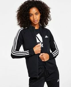 Alternative view of ADIDAS Women's 3-Stripe Tricot Track Jacket, XS-4X