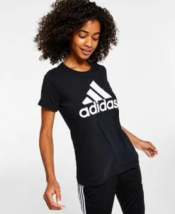 Alternative view of ADIDAS Women's Essentials Logo Cotton T-Shirt, XS-4X