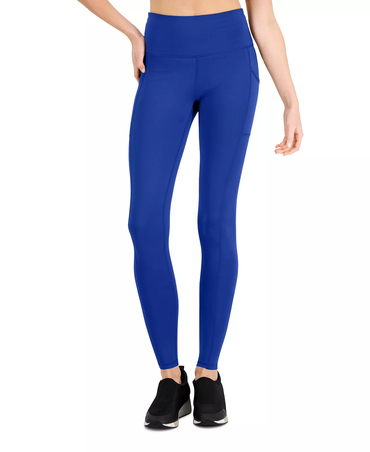 ID Ideology Petite Compression Pocket Full-Length Leggings, Created For Macy's 7 ID Ideology Petite Compression Pocket Full-Length Leggings, Created For Macy's - Image 7