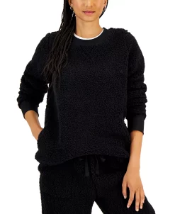 Alternative view of Style & Co Women's Sherpa Tunic, Created For Macy's
