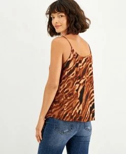 Bar III Women's Animal-Print Scoop-Neck Camisole, Created For Macy's 5 Bar III Women's Animal-Print Scoop-Neck Camisole, Created For Macy's -Anne Klein Sales Store 22170864 fpx