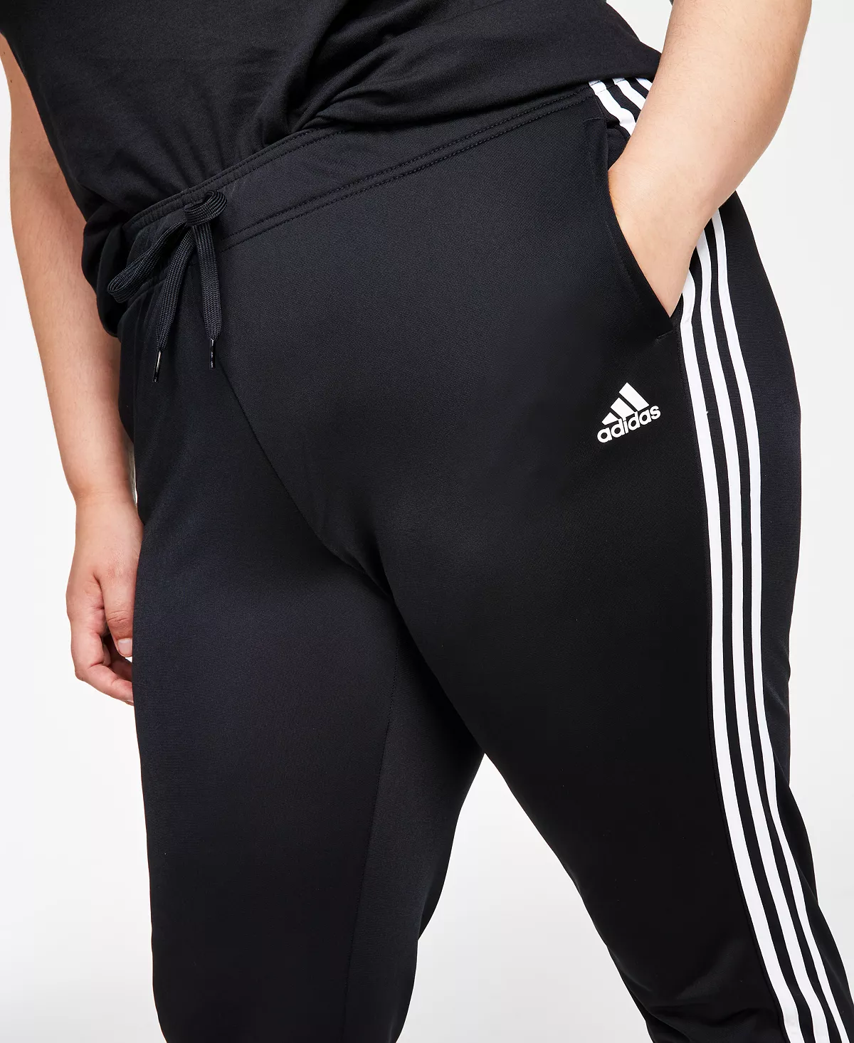 ADIDAS Women's Essentials Warm-Up Slim Tapered 3-Stripes Track Pants, XS-4X 9 ADIDAS Women's Essentials Warm-Up Slim Tapered 3-Stripes Track Pants, XS-4X - Image 9