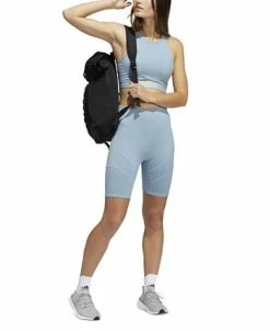 ADIDAS Women's Yoga 4 Elements Studio Pocket Short Tights 7 ADIDAS Women's Yoga 4 Elements Studio Pocket Short Tights -Anne Klein Sales Store 22188340 fpx