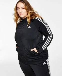 ADIDAS Women's 3-Stripe Tricot Track Jacket, XS-4X 20 ADIDAS Women's 3-Stripe Tricot Track Jacket, XS-4X -Anne Klein Sales Store 22195480 fpx
