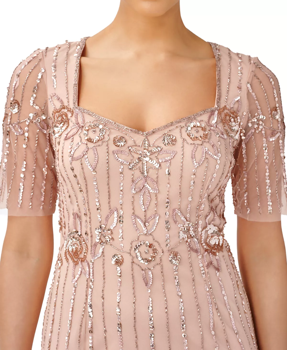 Papell Studio Women's Embellished Back-Cutout Gown 3 Papell Studio Women's Embellished Back-Cutout Gown - Image 3