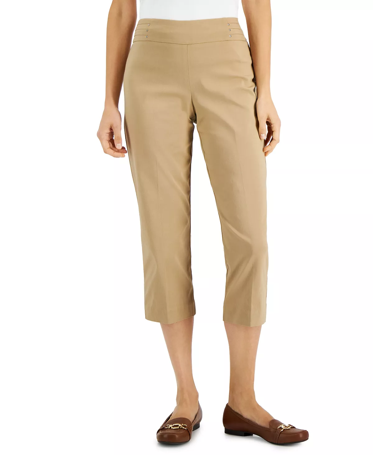 JM Collection Embellished Pull-On Capri Pants, Created For Macy's 13 JM Collection Embellished Pull-On Capri Pants, Created For Macy's - Image 13