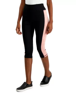 ID Ideology Active Petite Colorblocked Cropped Leggings, Created For Macy's 22 ID Ideology Active Petite Colorblocked Cropped Leggings, Created For Macy's -Anne Klein Sales Store 22292866 fpx