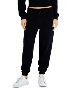 ID Ideology Petite Fleece Jogger Pants, Created For Macy's
