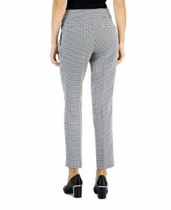 Alternative view of Kasper Women's Houndstooth Mid Rise Slim-Fit Pants