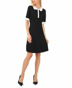 CeCe Women's Cotton Short-Sleeve Polo Dress