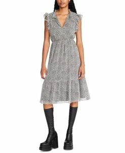 Steve Madden Women's Kora Tiered Chiffon Dress
